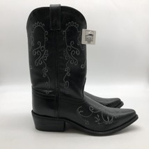 Smoky Mountain Western Boots Womens Nwt Jolene Black Leather Embroidery Size 5.5 - £33.47 GBP
