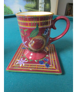 CAPRIWARE SET 4 -16OZ MUGS WITH TRIVET 6&quot; -NIB 8 pcs - $105.92