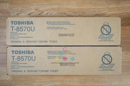 Lot Of 2 Genuine Toshiba T-8570U K Toner Cartridge eSTUDIO 557/857 Same ... - $94.05