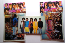 Rolling Stones Large Photo Stickers &amp; Postcard Lot Mick Jagger Keith Richards - $21.38