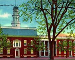 State House Building Dover Delaware DE Linen Postcard A7 - £2.10 GBP