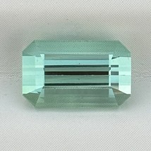 Natural Green Tourmaline 2.42 Cts Emerald Cut VVS Loose Gemstone Jewellery - £319.68 GBP