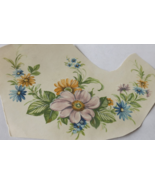 5 Mixed Flowers Waterslide Ceramic Decals  5&quot; - Vintage - $5.00