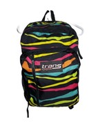 Trans by JanSport Large Backpack Hiking Multi Neon Color Striped - £15.62 GBP