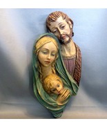 Beautiful 3-D Plaque of MARY &amp; JOSEPH &amp; JESUS as a Boy - Marked RR Roman... - £36.17 GBP