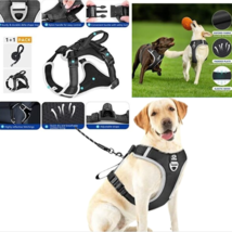 No Choke Front Lead Dog Harness heavy duty Dog Harness, No Pull Pet Harness - £62.94 GBP+