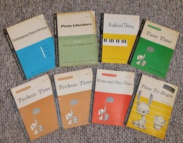 Lot 8 Frances Clark Library for Piano Students Contemporary Technic Tune++ Vntg! - £23.21 GBP