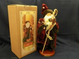1999 Grandeur Noel Collector&#39;s Edition 16&quot; Santa With Staff Org Box Excellent - £23.39 GBP