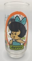 The Flintstone Kids 1986 Betty Glass Pizza Hut Vtg Flintstones Hanna-Barbera W3 - £13.36 GBP