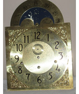 Grandfather Clock Dial Hermle 1161-853 NEW Brass Color Moon, Gears - $133.00