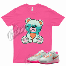 Neon Pink BEAR T Shirt for Lebron 20 Time Machine Barely Green Soft Multi 19 1 9 - £20.38 GBP+