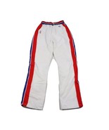 Vtg 90s Champion NBA Authentic Detroit Pistons Basketball Pants White 92... - $90.30 CAD