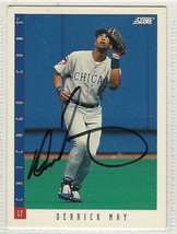 derrick may signed autographed card 1993 score - £7.67 GBP