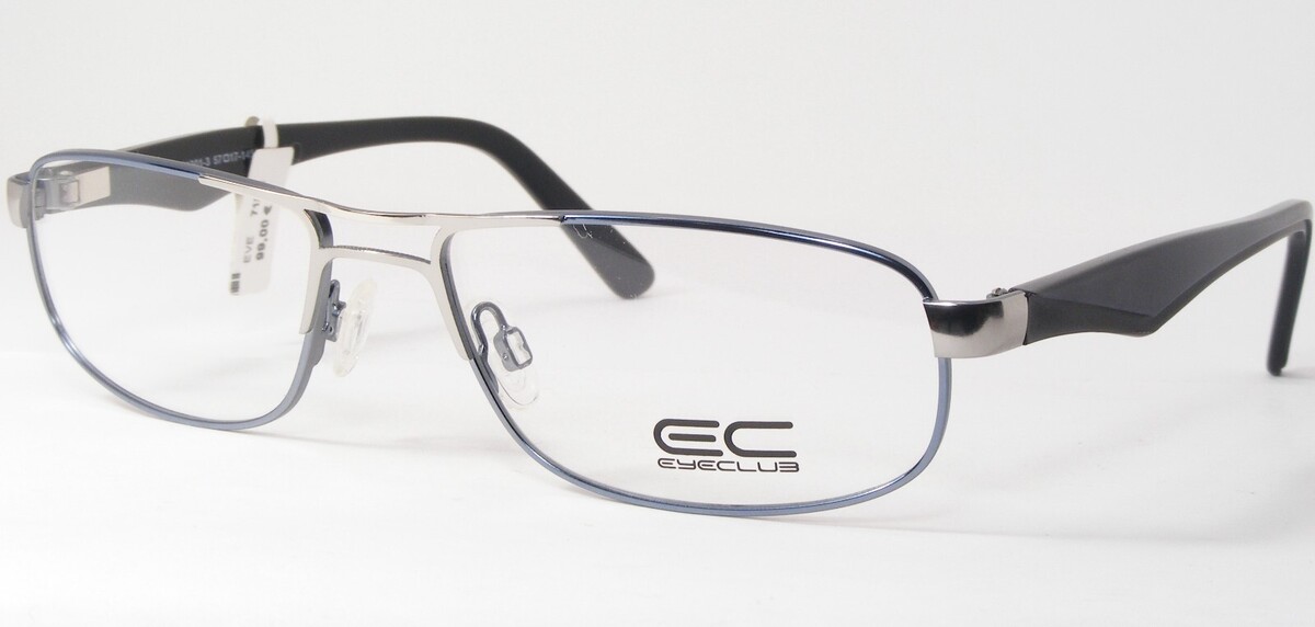 EYECLUB 71301-3 Blue /Silver UNIQUE RARE EYEGLASSES GLASSES FRAME 57-17-... - $86.70