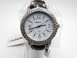New DNKY Watch Women Silver Tone 38mm NYC8453 - £31.46 GBP