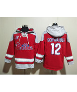 Men&#39;s Philadelphia Phillies #12 Kyle Schwarber Red Ageless Must-Have Lac... - $75.99