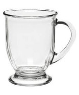 NEW (1) Large Anchor Hocking Large Clear Glass Coffee Mug - $284.91 MXN