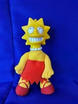 Vintage The Simpsons Lisa 8” Plush W/Vinyl Head 1990 20th Century Fox - £14.69 GBP