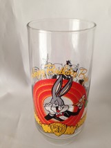 Happy Birthday Bugs Glass 50 th Anniversary Warner Bros,Inc. Vintage .1990 - £15.95 GBP