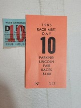 Vintage 1980s Horse Racing Ticket Stubs Nebraska State Fair Lincoln 1985 - £7.28 GBP