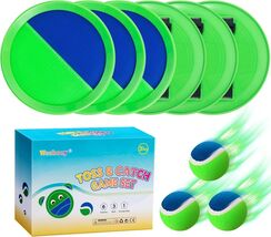 Family-Friendly Toss and Catch Ball Game - 6 Paddles &amp; 3 Balls for Activ... - $44.50