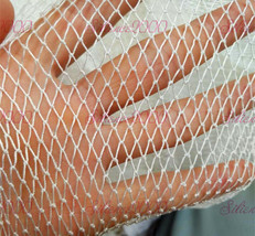 White Nylon Silk Nets Fishing Net Semi-Finished Products 5x5mm /10x10mm ... - £15.17 GBP+