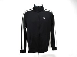 Nike Full Zip Sweatshirt / Sweater Mens Sz L Black Activewear Sports Casual - $25.74