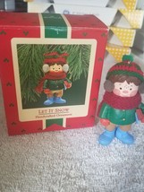 Let It Snow Handcrafted Ornament Christmas display store model Vintage rare - $33.56