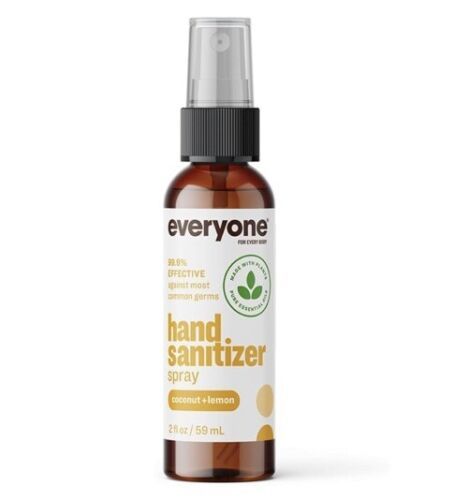 EO Products Hand Sanitizer Spray for Everyone,Coconut+Lemon, 2 Fluid Ounce - $6.99