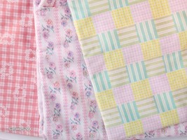 Fabric Lot By Birchwood Fabrics &amp; Lili Ones By Diana Designs 6 yds - £29.74 GBP