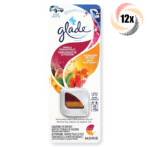 12x Packs Glade Vent Oil Car Odor Eliminator | Vanilla Passion &amp; Hawaiian Breeze - £39.87 GBP