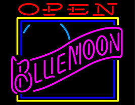 Blue Moon Classic Open Neon Sign - £560.48 GBP