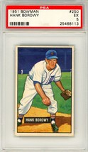 1951 Bowman Hank Borowy #250 PSA 5 P1367 - $23.76