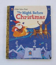The Night Before Christmas ~ Little Golden Books Clement C Moore ~ Santa Claus - £3.05 GBP