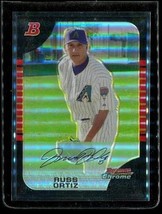 2005 Topps Bowman Chrome Refractor Baseball Card #134 Russ Ortiz Diamondbacks - £11.63 GBP