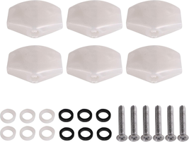 ABS 22X16X5Mm Guitar Tuner Machine Head Buttons White Pearl Tuning Key B... - $10.45