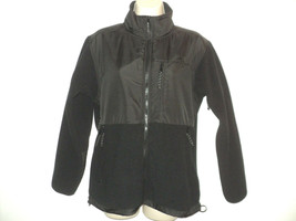 Snozu Women&#39;s Jacket Size L Black Fleece Front Zip Lightweight Large - £10.62 GBP