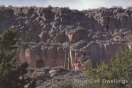 1980&#39;s Puye Cliff Dwellings, near Espanola, New Mexico - £3.12 GBP
