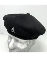 Kangol Bamboo Jax Beret Black | White Hat - £78.33 GBP