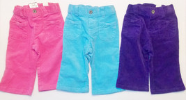 Children's Place Infant Girls Corduroy Pants Blue, Purple or PInk Size 6-9M NWT - $11.99
