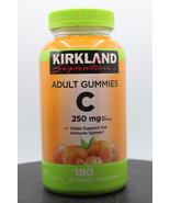 Kirkland Signature Vitamin C 250 mg, 180 Adult Gummies, Expires 03/2024 - £13.18 GBP