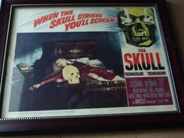 Original &quot;11 X &quot;14 The Skull Lobby Card # 5 1965 Nicely Framed !! - £47.80 GBP