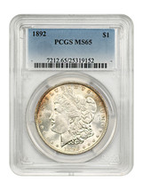 1892 $1 Pcgs MS65 - £2,433.62 GBP
