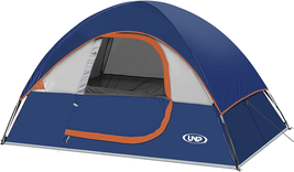 Camping Tent 2 Person, Waterproof Windproof Tent with Rainfly Easy Set U... - $55.18