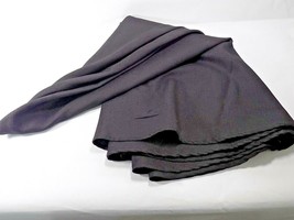 Round Black Tablecloth 6ft Diameter Across Weave Pattern Nylon - £10.35 GBP