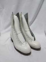 As Is Vintage Hyde Roller Skates Split Toe White Leather Women Size 5 As Is - £117.98 GBP