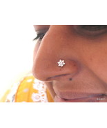 Ethnic Gold Nosepin Diamond Nosepin Nose Stud Handmade Nosepin - £274.10 GBP