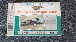 1829 - 1960 American Heritage Railroad History Cards Lot of 35 with Orig... - $14.99
