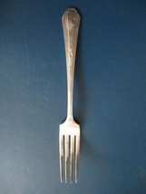 Vintage Wm Rogers &amp; Son Aax Silverplate 7 1/2&quot; Dinner Fork - £3.15 GBP