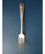 VINTAGE WM ROGERS &amp; SON AAX SILVERPLATE 7 1/2&quot; DINNER FORK - $3.95